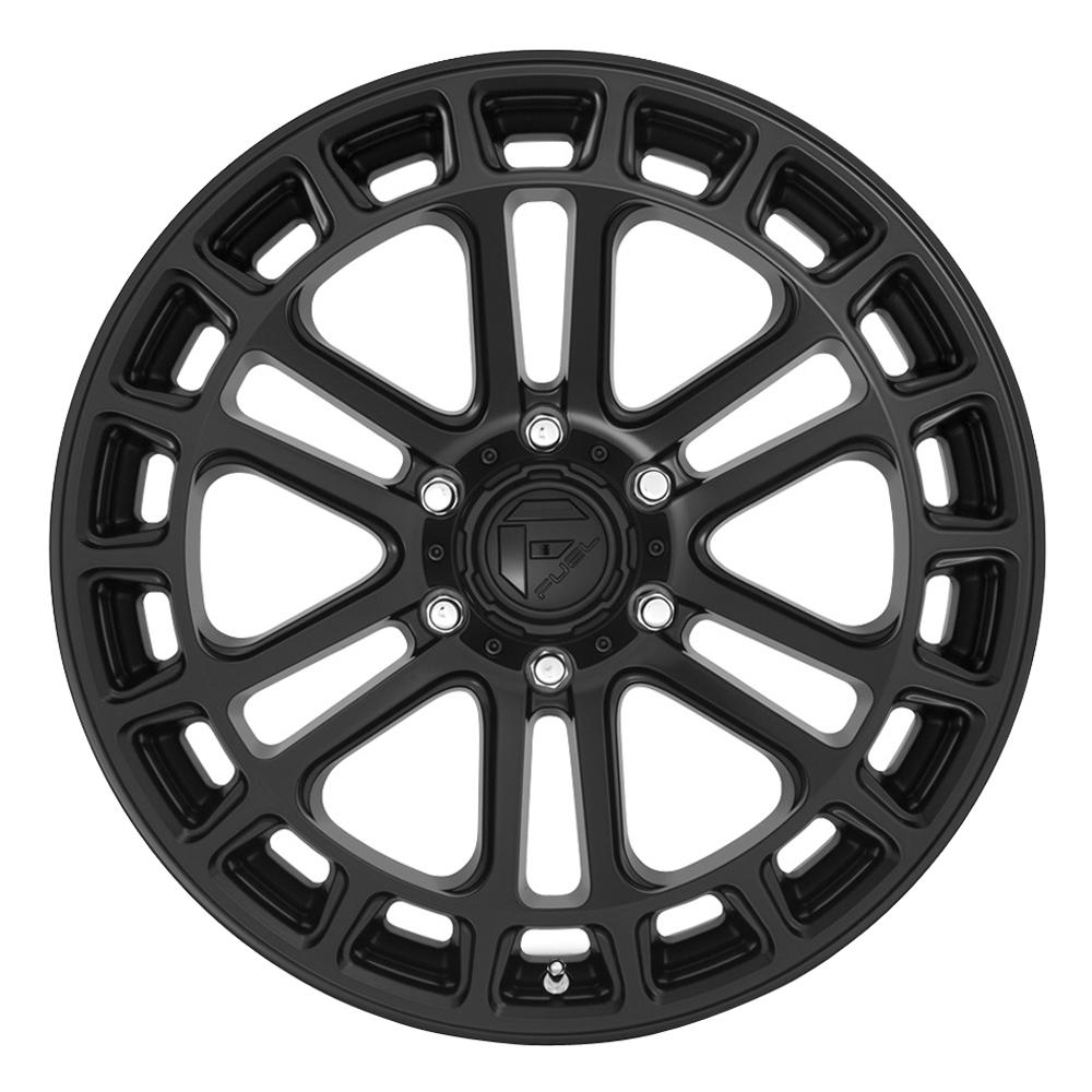 D718 Heater Matte Black Rim by Fuel Wheels Wheel Size 20x10