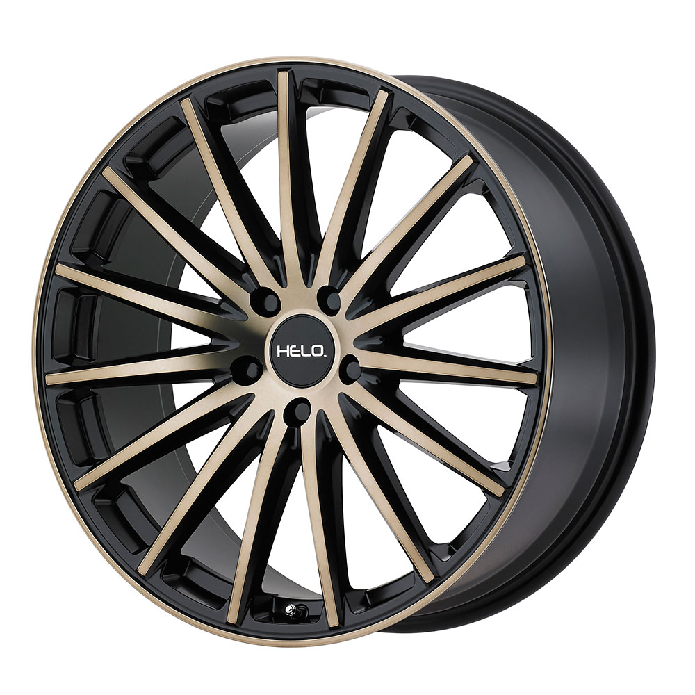 Helo Wheels HE894 Satin Black w/Dark Tint Clear Coat Rim Wheel Size
