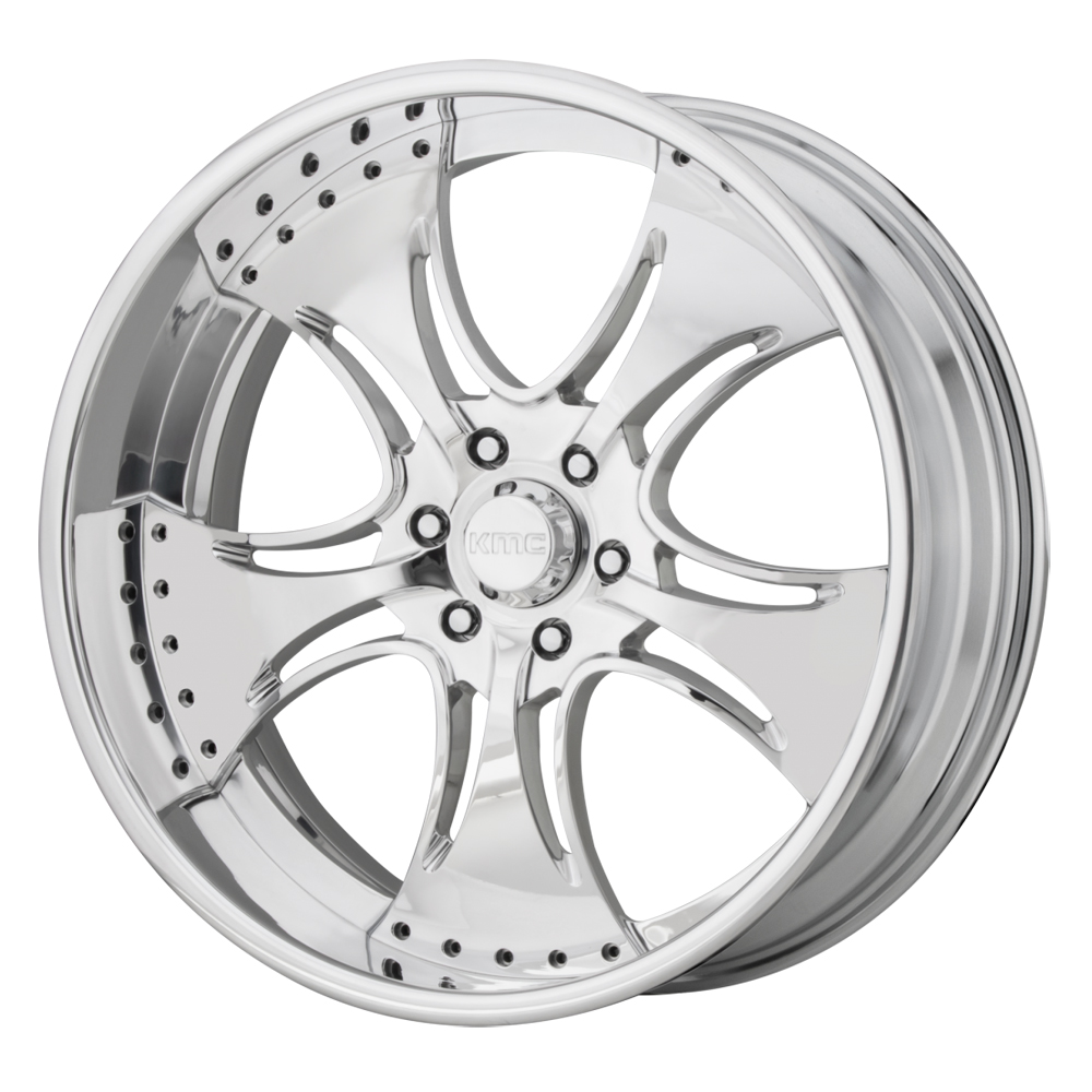 KMC Wheels KM403 Polished Rim Wheel Size 18x11 Performance Plus Tire