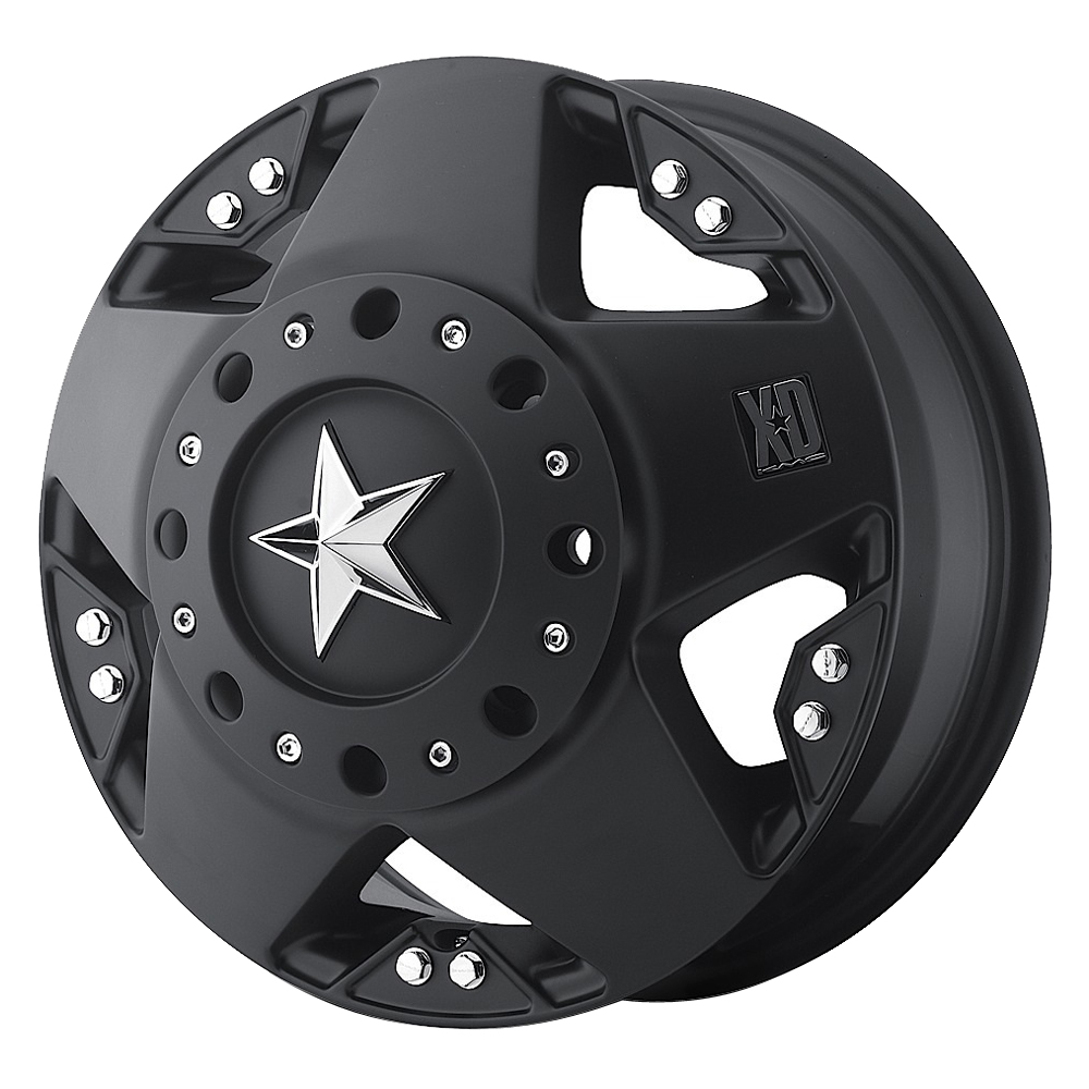 XD Series Wheels XD775 Rockstar Front Matte Black Rim Performance