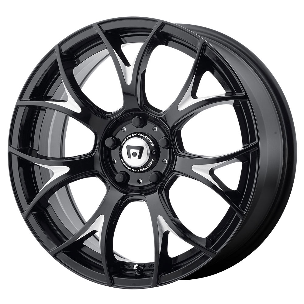 Motegi Wheels MR126 Gloss Black/Milled Accents Rim Performance Plus