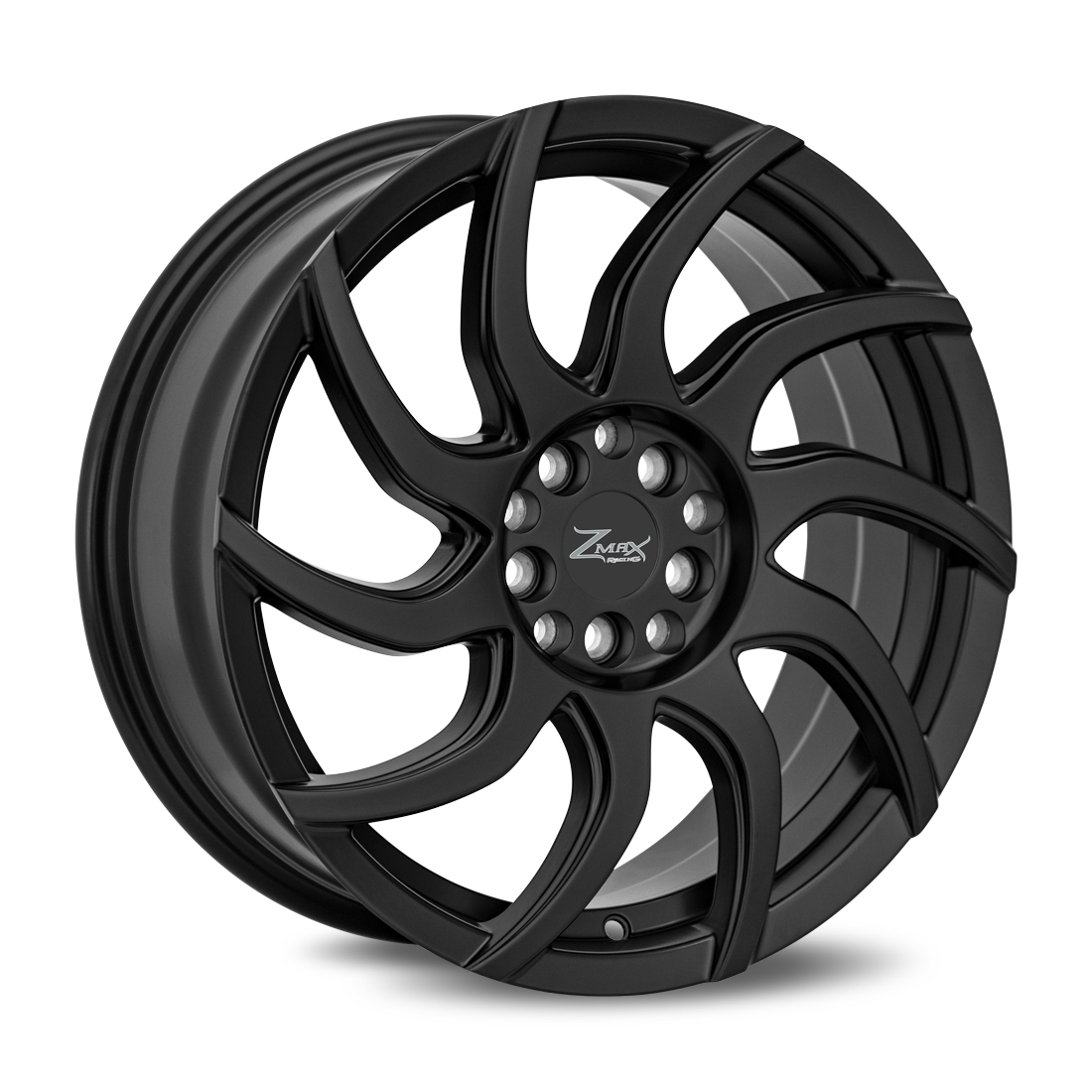 ZMax Racing Wheels ZMR1 Gloss Black Rim Performance Plus Tire