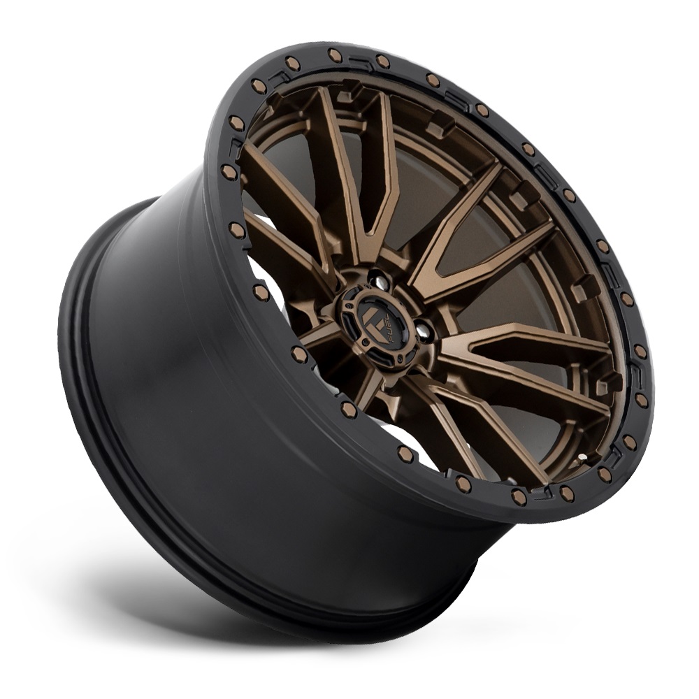 Fuel Wheels Rebel 6 D681 Matte Bronze Black Bead Ring Rim