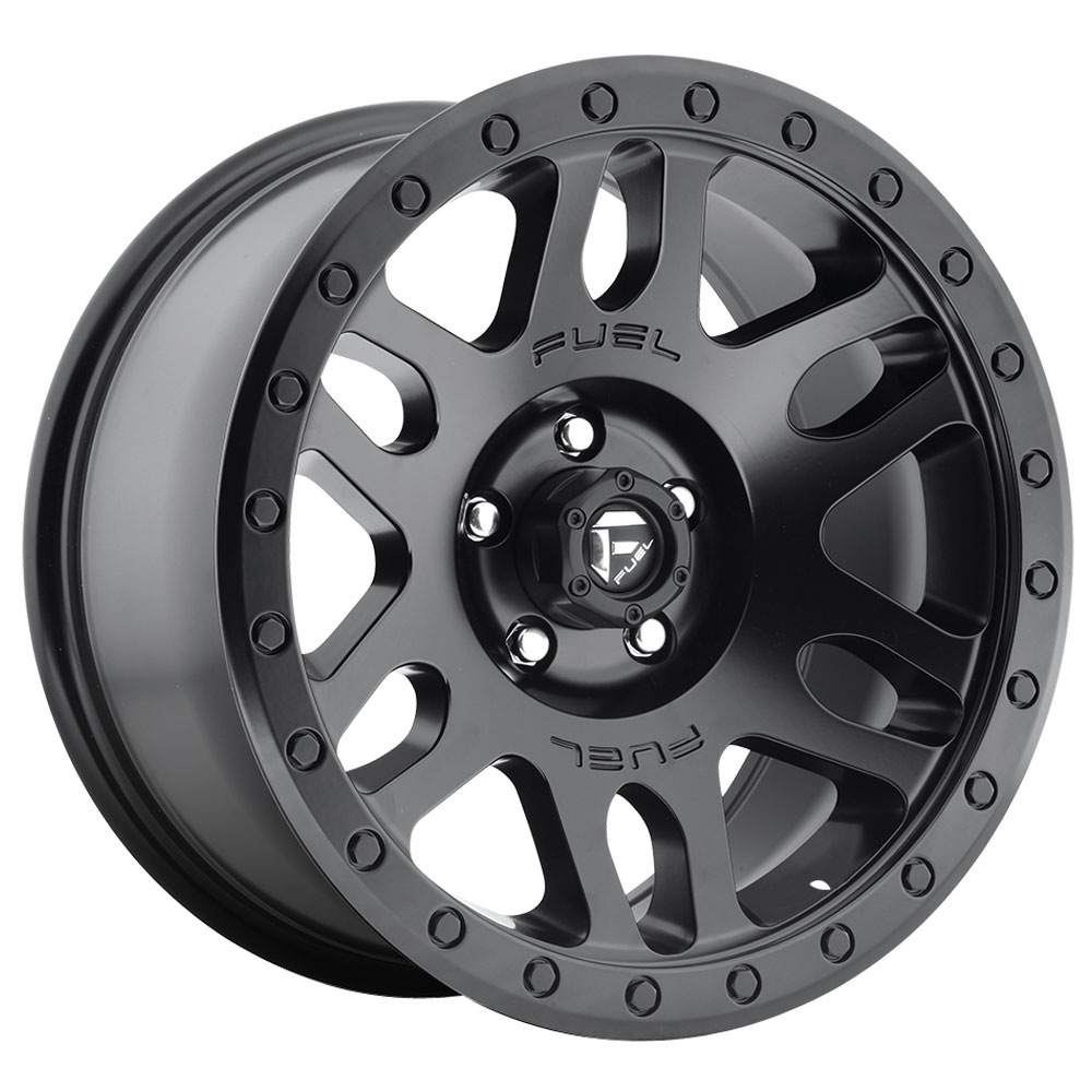 Fuel Wheels Recoil D584 Matte Black Rim Wheel Size 18x9 Performance