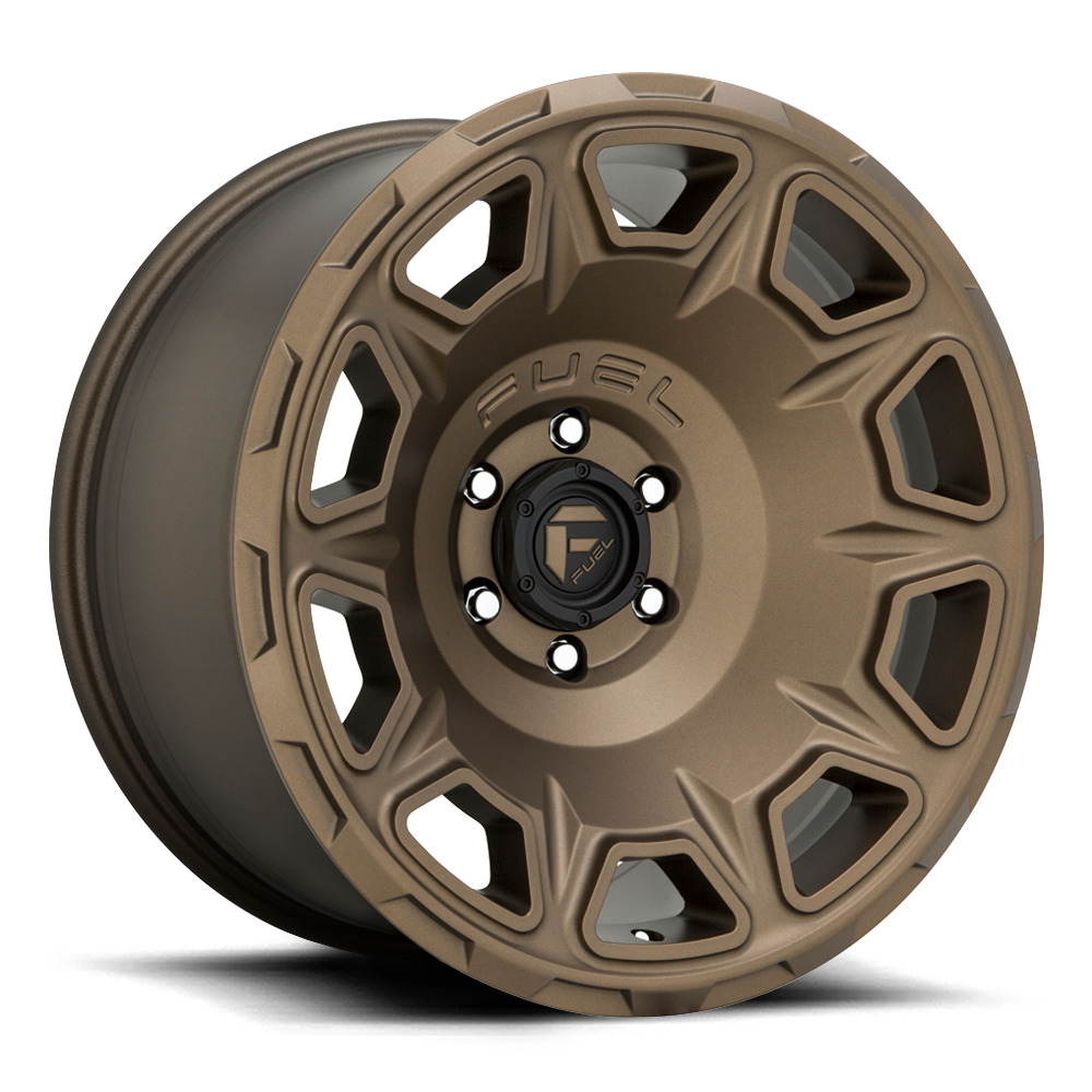 Fuel Wheels Vengeance D687 Matte Bronze Rim Wheel Size 20x10 Performance Plus Tire