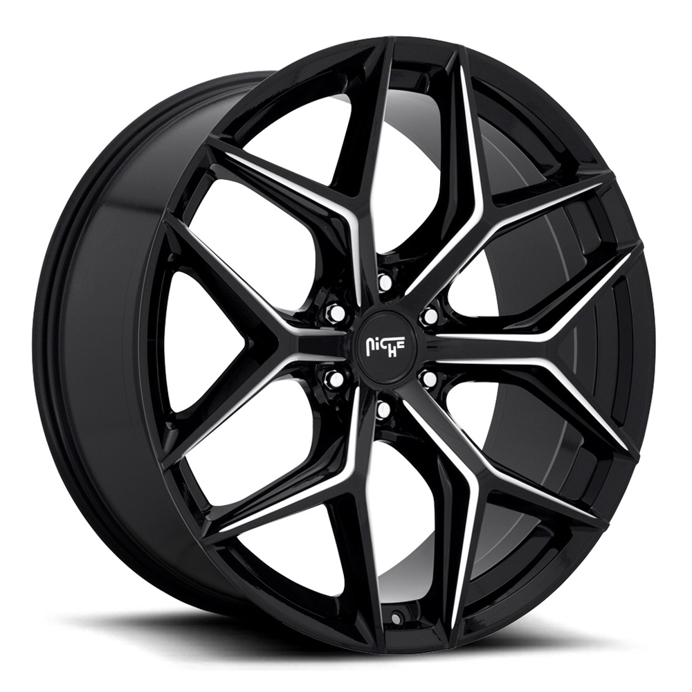 Niche Wheels Vice SUV M232 Gloss Black with Milled Spoke Edges Rim