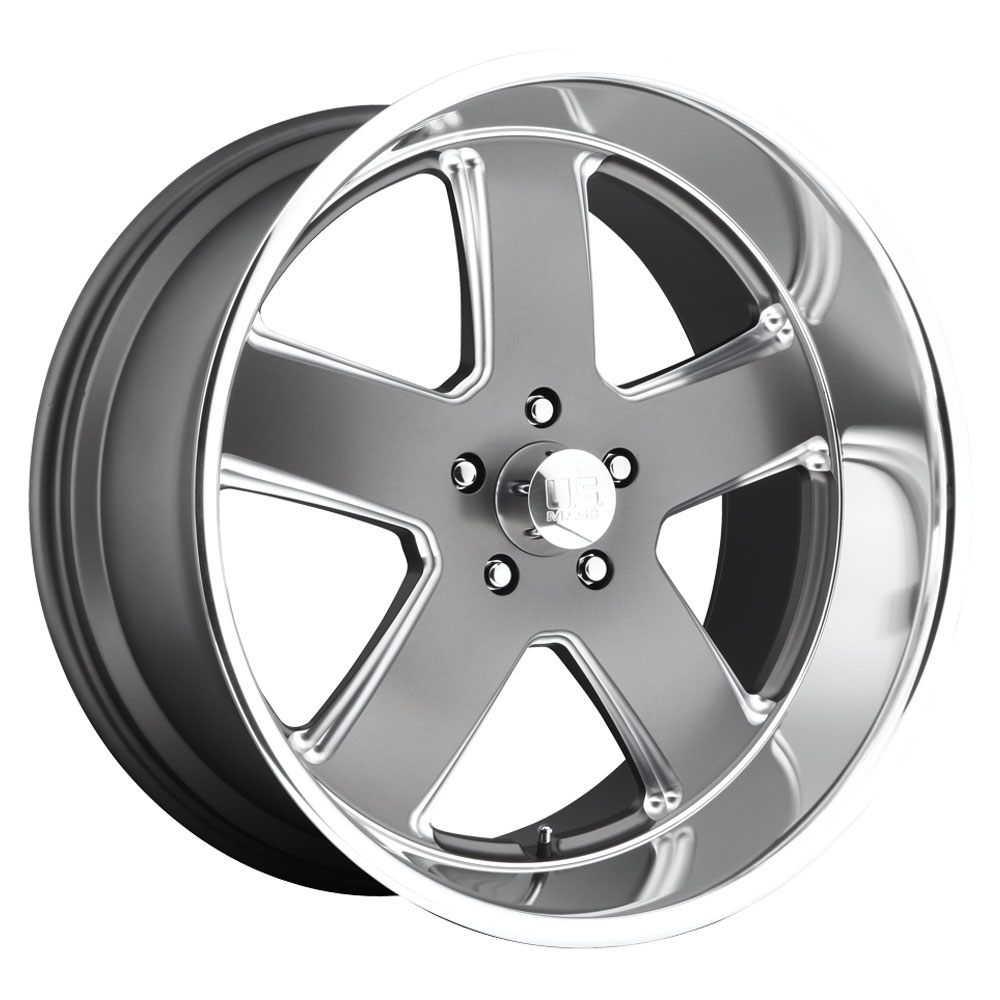 US Mag Wheels Hustler U118 Matte Gunmetal Rim Performance Plus Tire