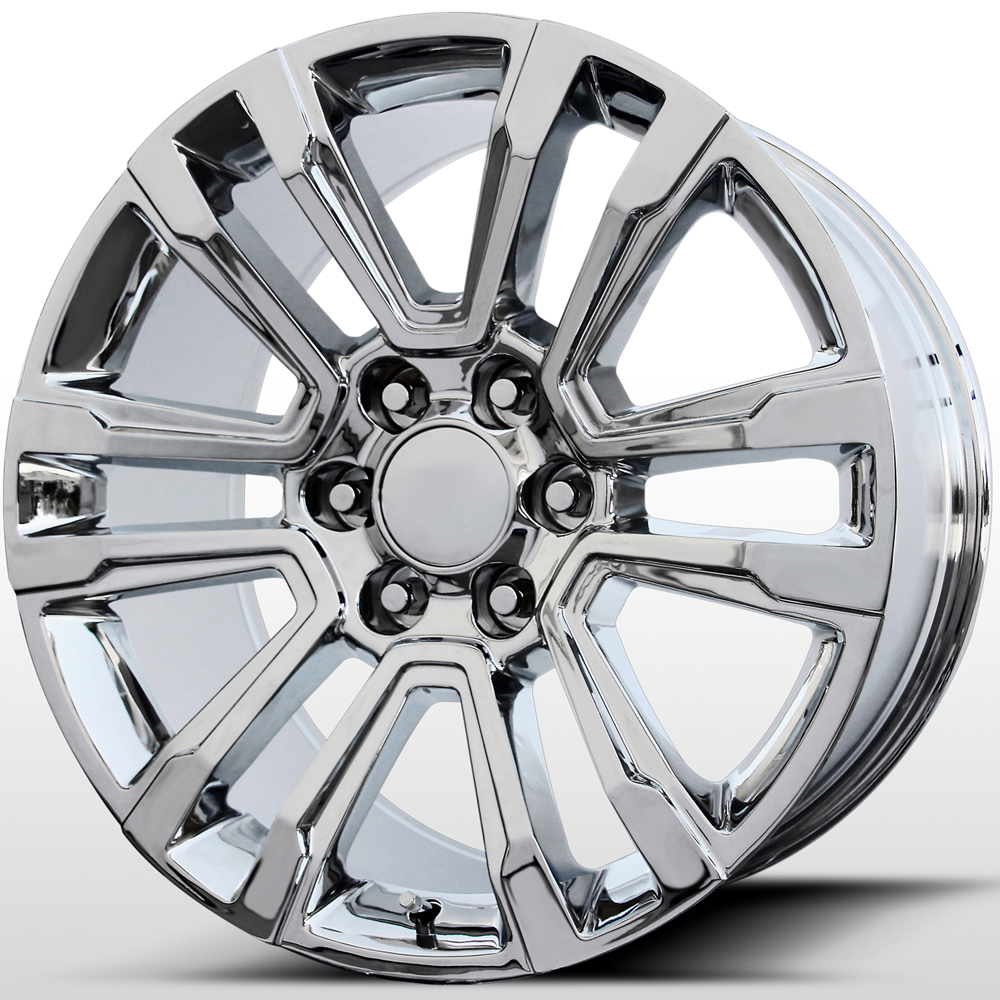 V1184 2017 GMC Denali Chrome Rim by Topline Replica Wheels Wheel Size