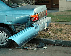 crashed car