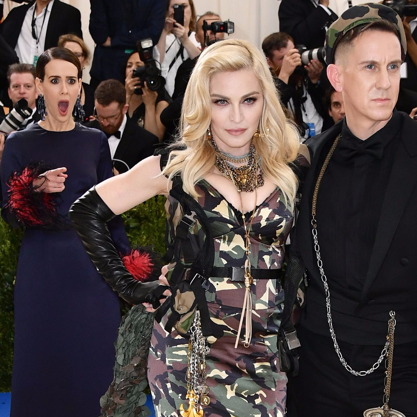 Sarah Paulson Completely Loses It Seeing Madonna at the Met Gala
