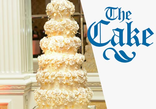 The dress, the cake, the flowers