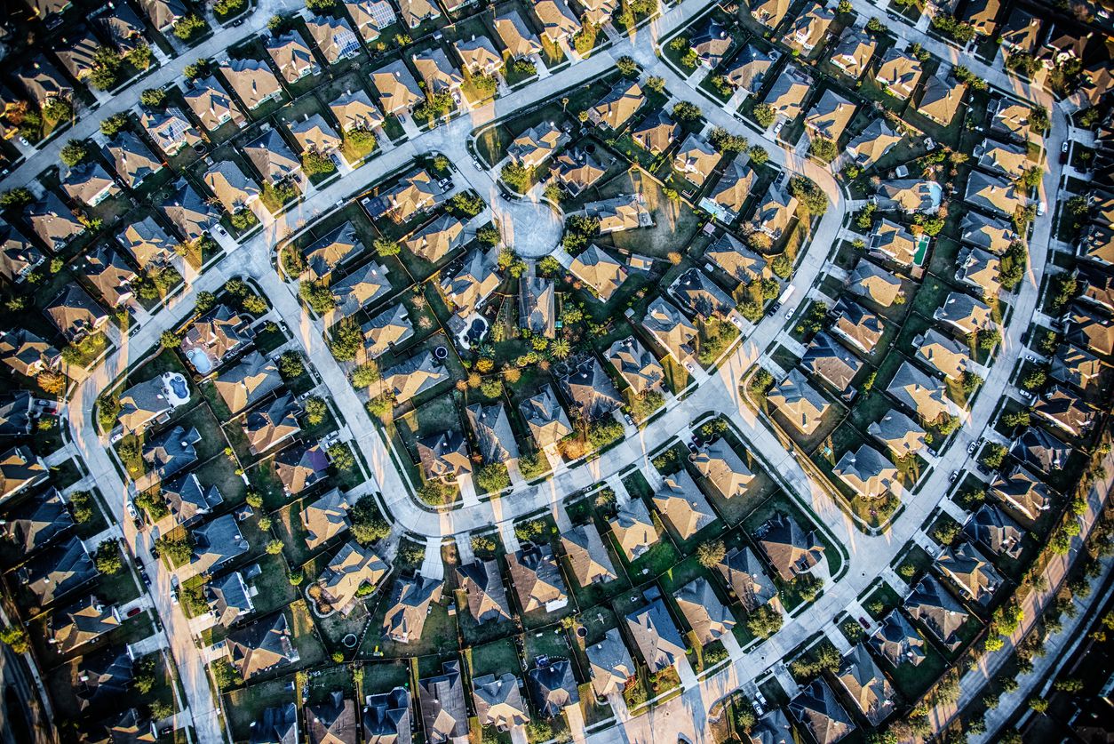 Houston, TX - A Residential Subdivision Consisting Of Large Luxury Homes