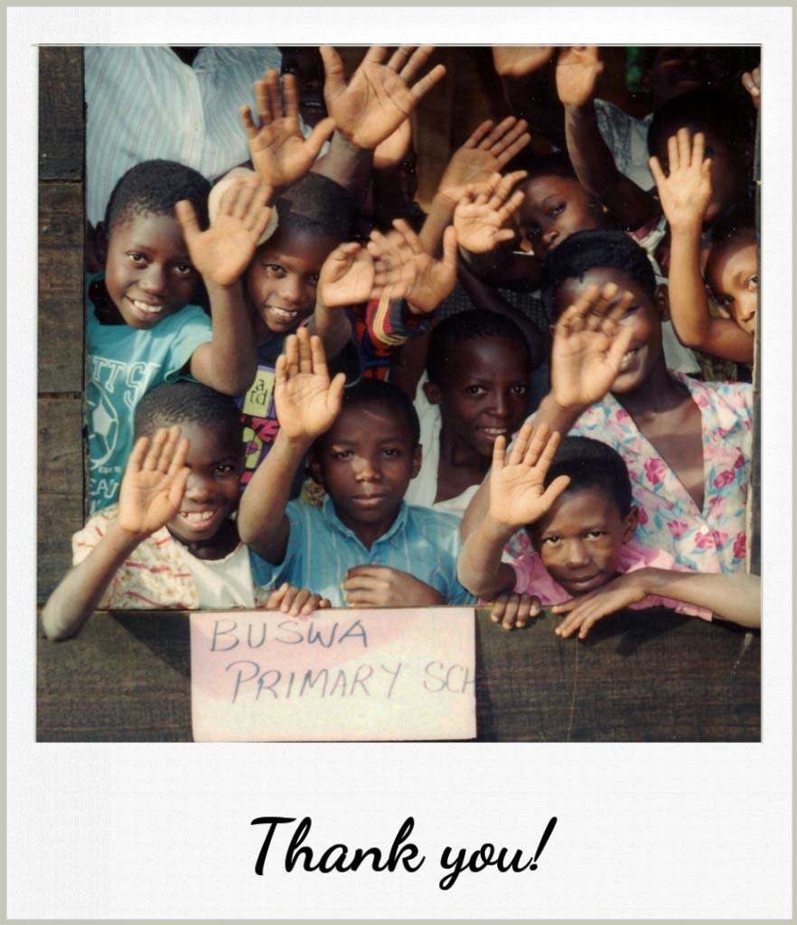 Buswa Primary School Thank you picture