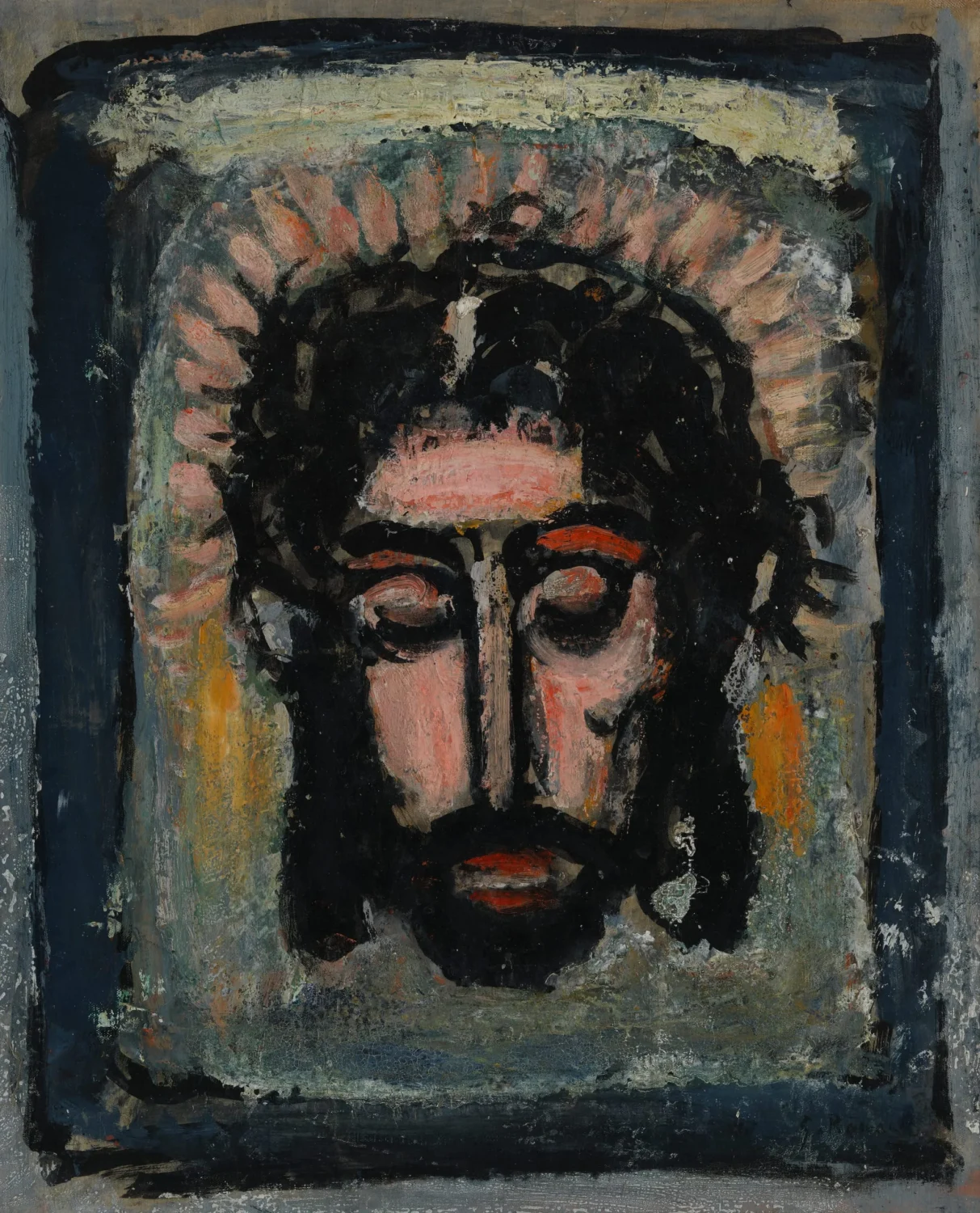 Head of Christ by Rouault.