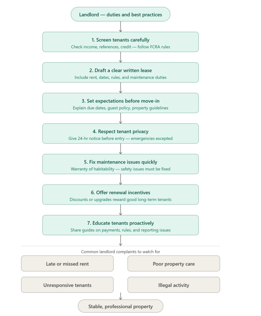 Common landlord complaints