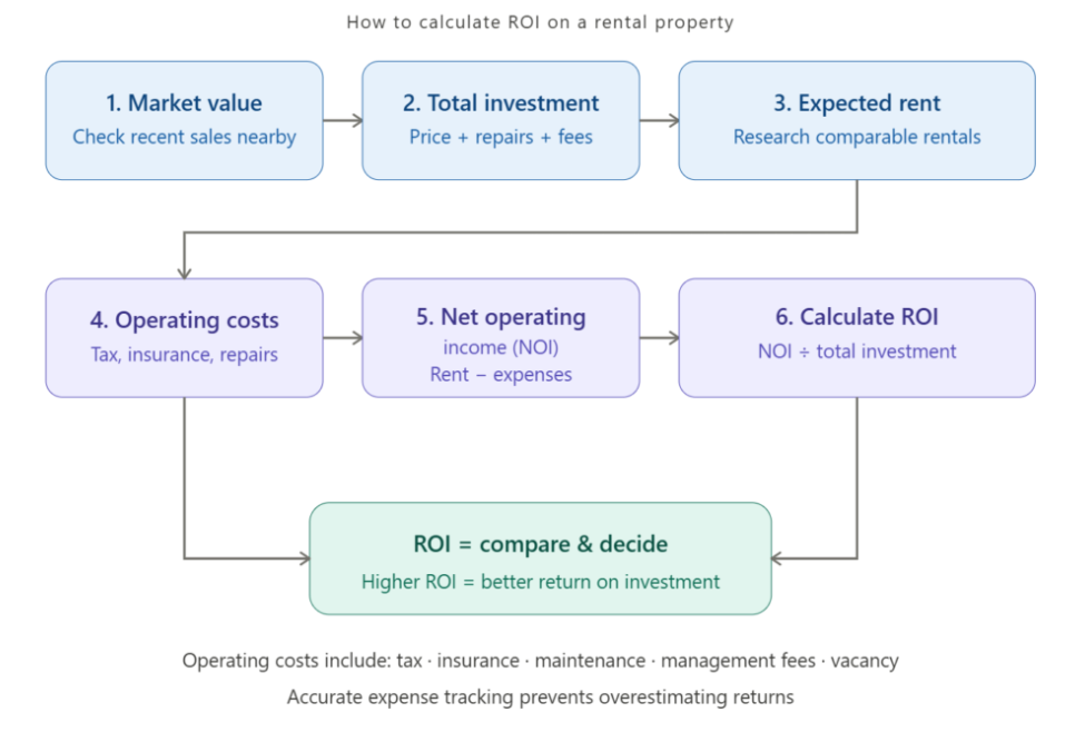 How to calculate ROI on a rental property