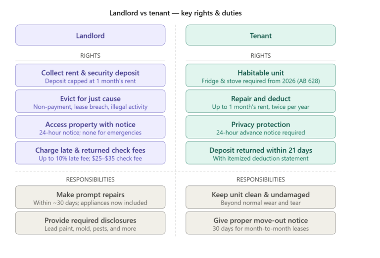 California Landlord Tenant Rights [2026]