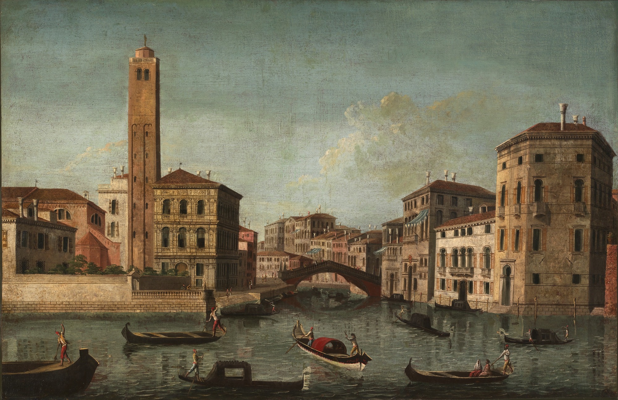 Scene On The Grand Canal Venice Smithsonian American Art Museum