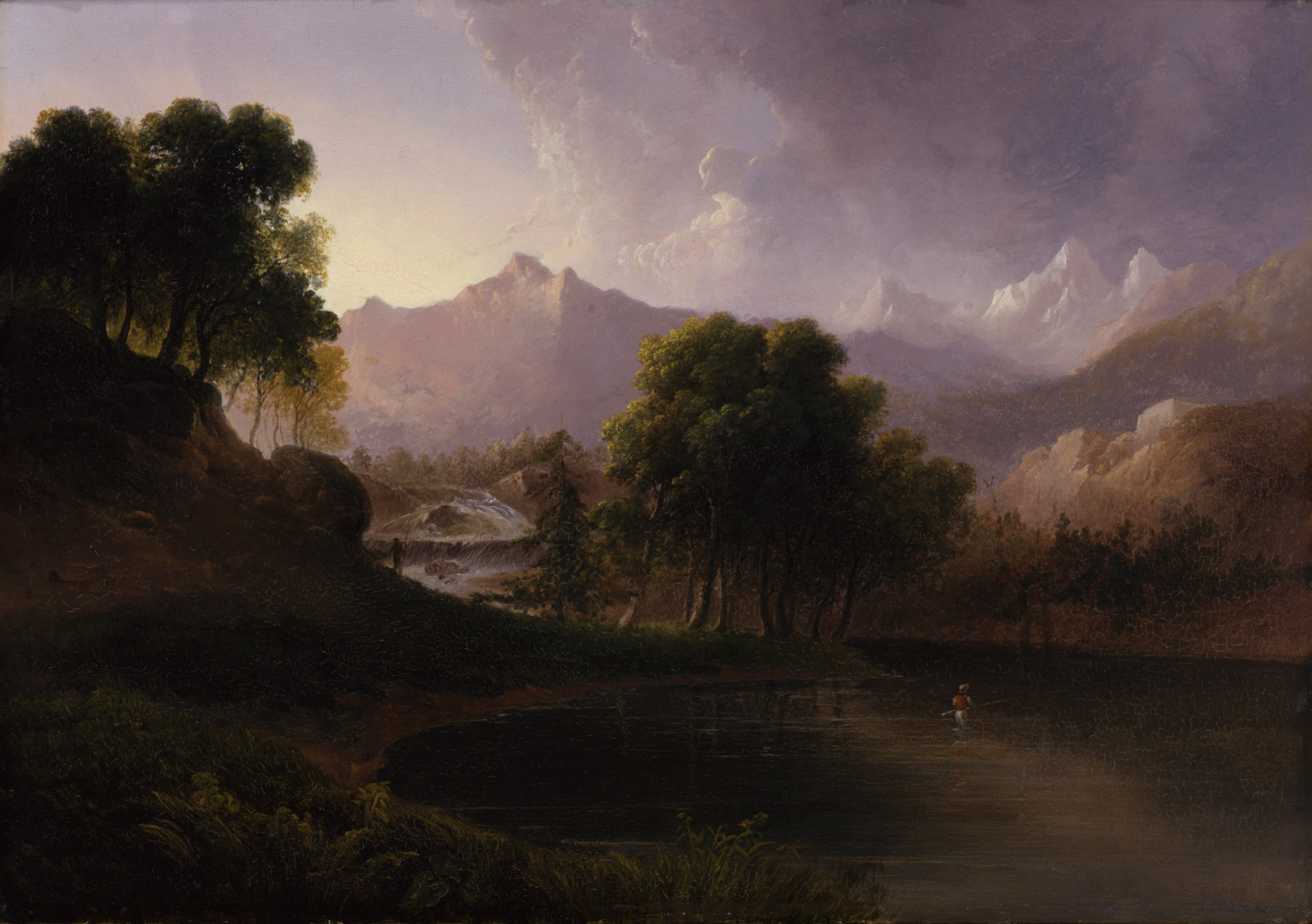 Landscape With Stream And Mountains Smithsonian American Art Museum