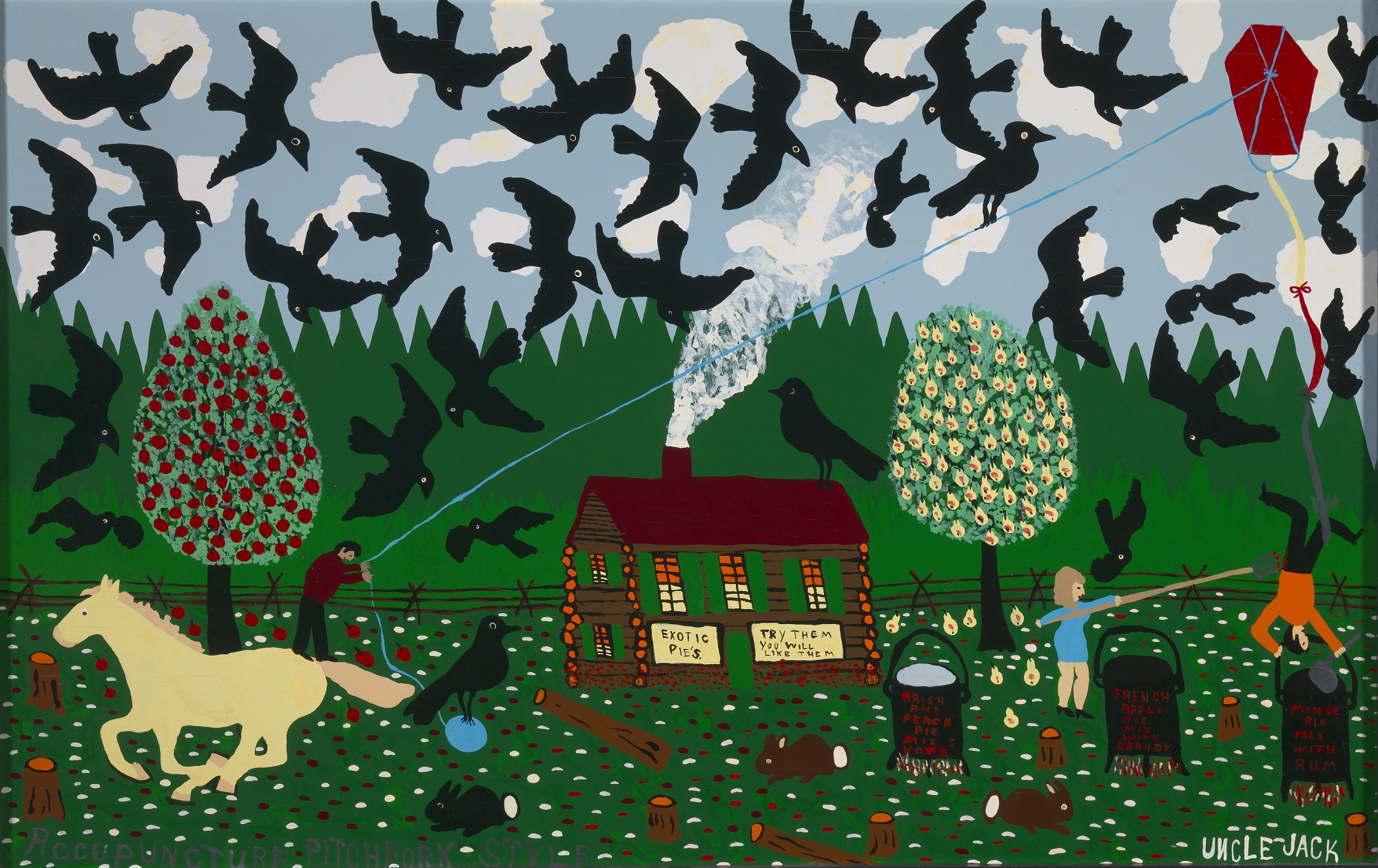 acupuncture pitchfork style smithsonian american art museum https americanart si edu artwork acupuncture pitchfork style 36103