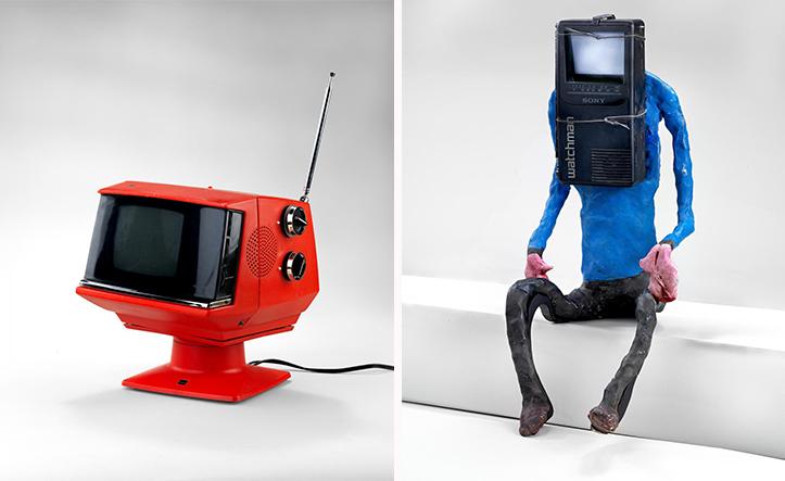 A collage of two objects