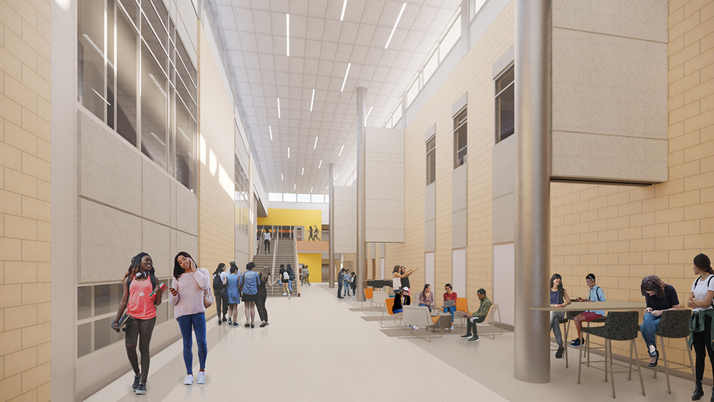 Construction Begins at Meade High School Smolen • Emr • Ilkovitch