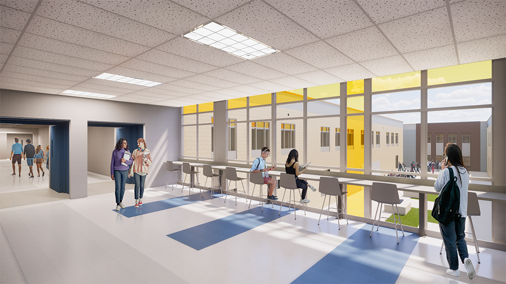Construction Begins at Meade High School Smolen • Emr • Ilkovitch