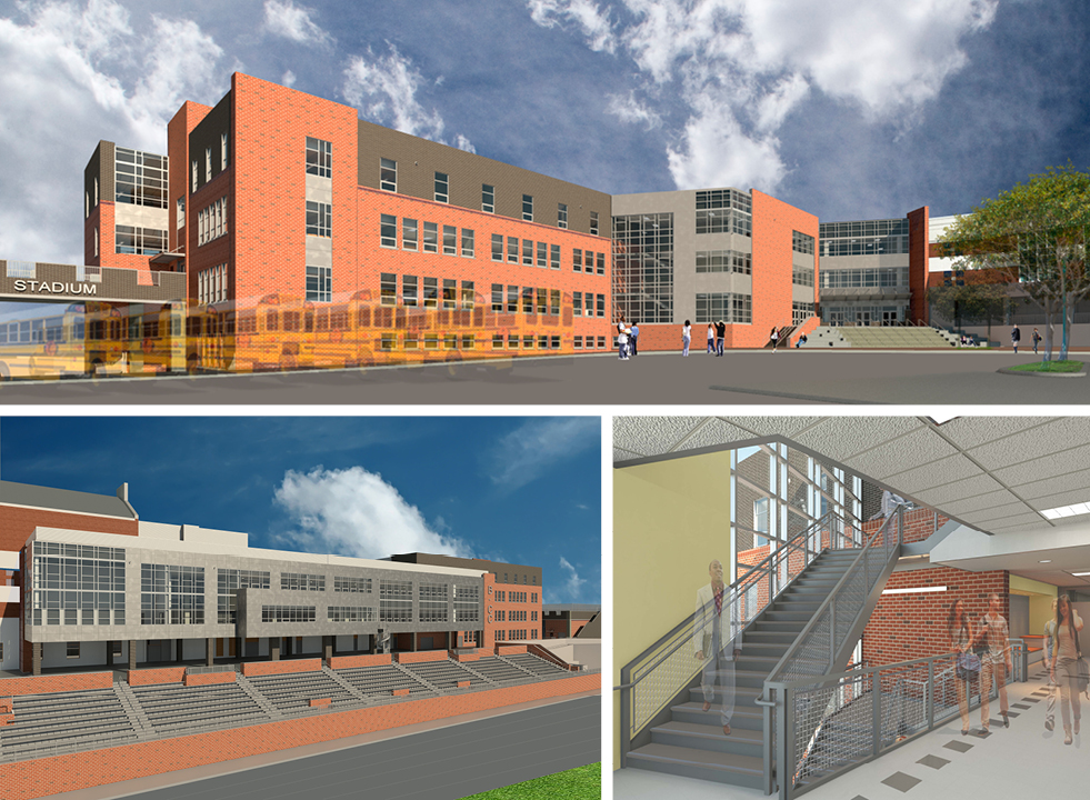 Ground Breaking at Bethesda Chevy Chase High School Smolen • Emr