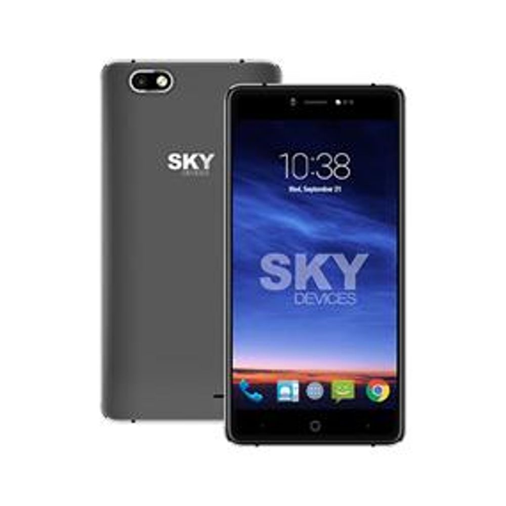Sky Devices Elite Refurbished 5.5" Unlocked Cell Phone, 16 GB, Grey (8511090075573) On Sale for