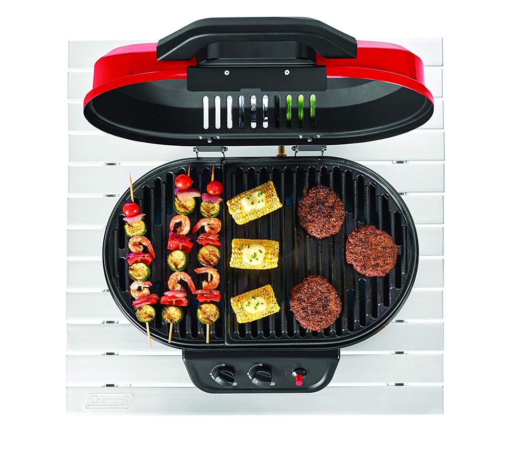 Coleman Roadtrip 225 Portable Tabletop Propane Grill, Red on Sale for