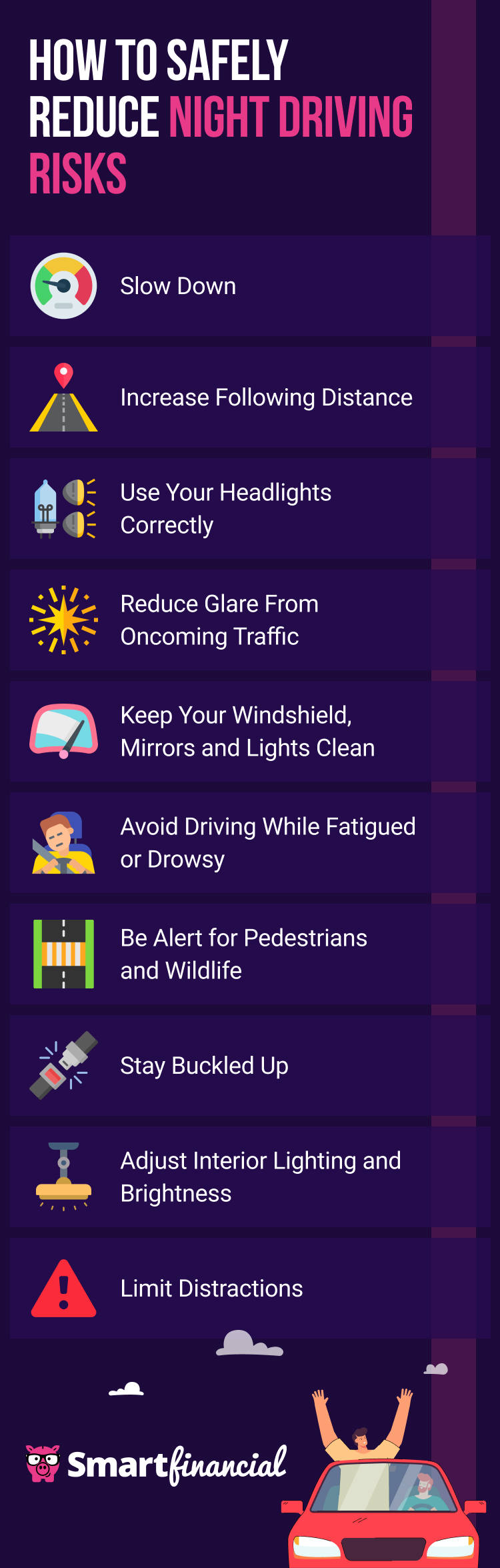 Night Driving Safety Tips: Everything You Need to Know | SmartFinancial