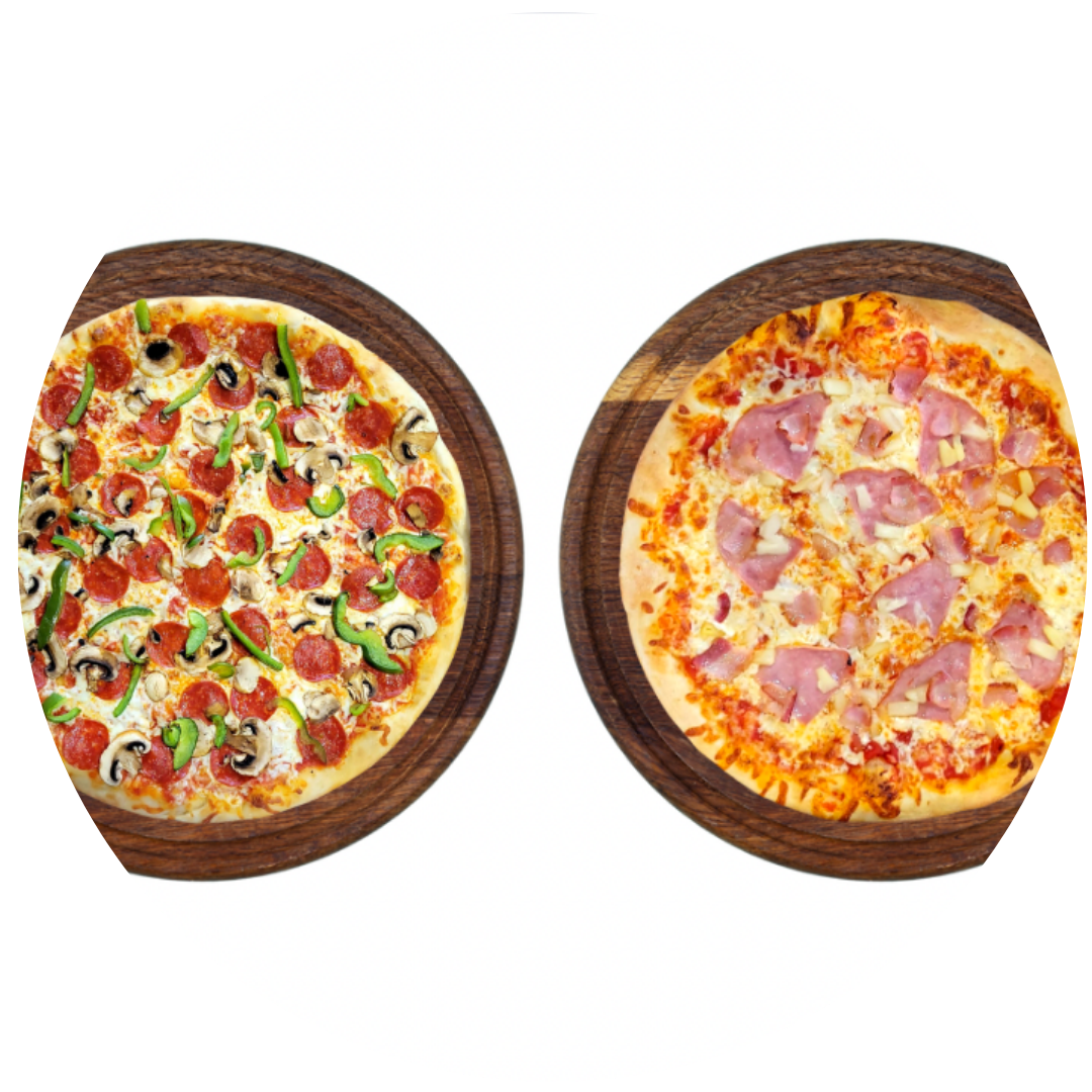2 Medium 3 Toppings