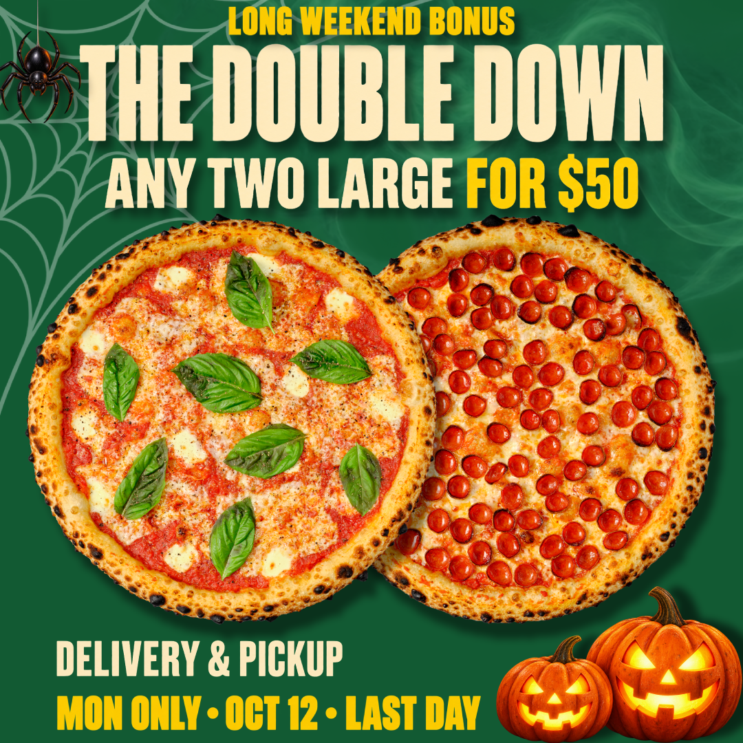 Double Feed — Oct 12 Monday. Order Now.