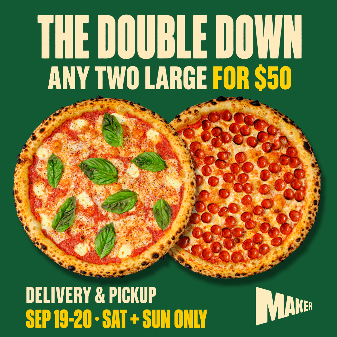 Double Feed Sat Sep 19-20 — Order Now.