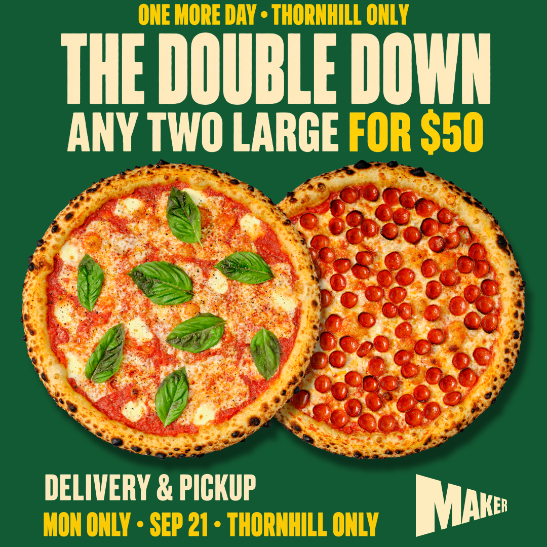 Double Feed Mon Sep 21 — Order Now.