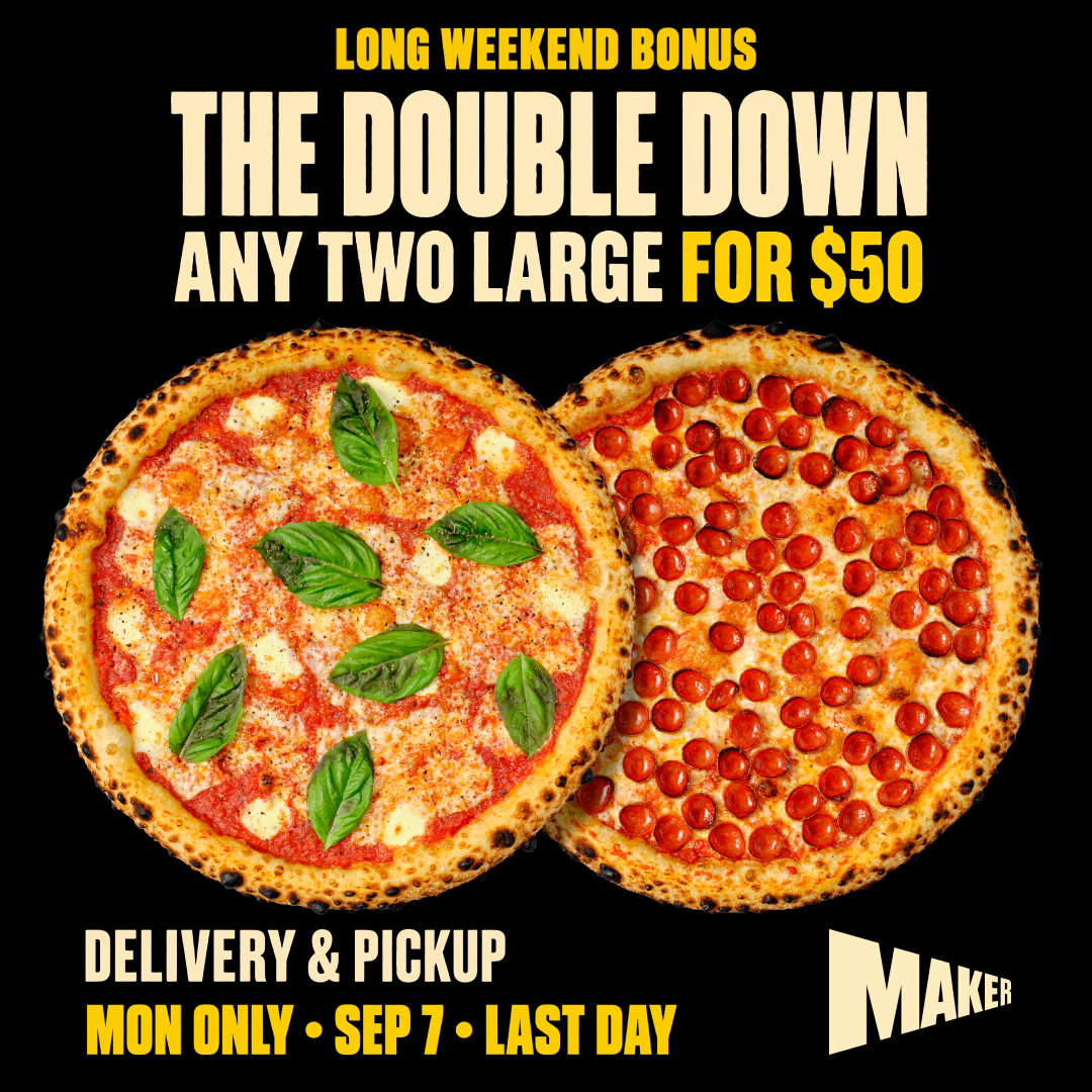 Long Weekend Double Feed — Order Now.
