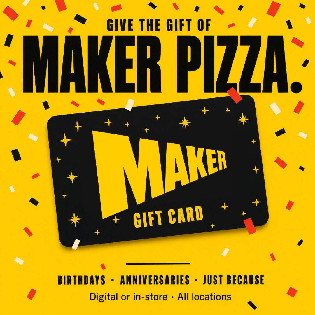 Maker Gift Card — Order Now.