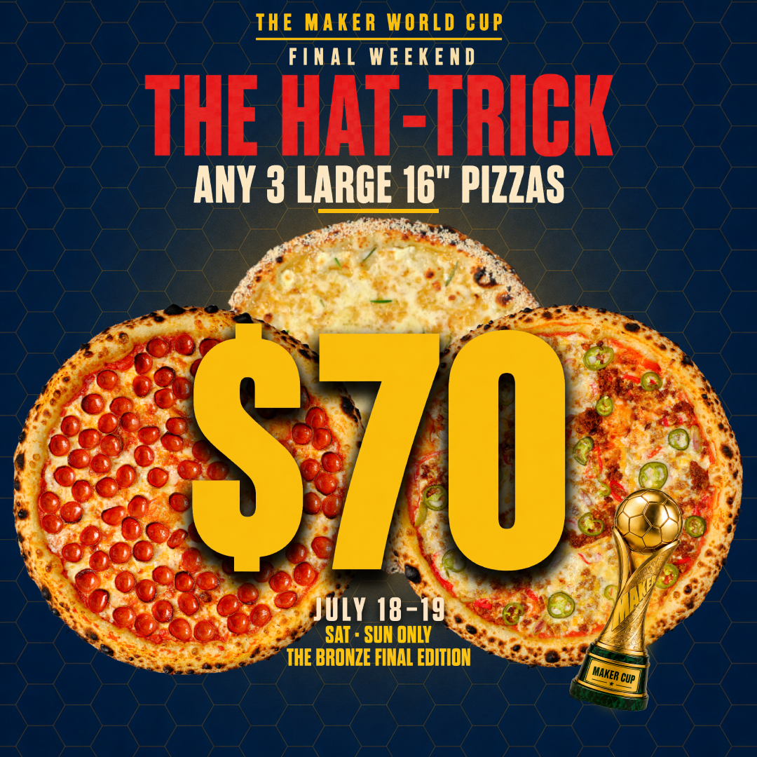 Hat-Trick Saturday — Order Now.