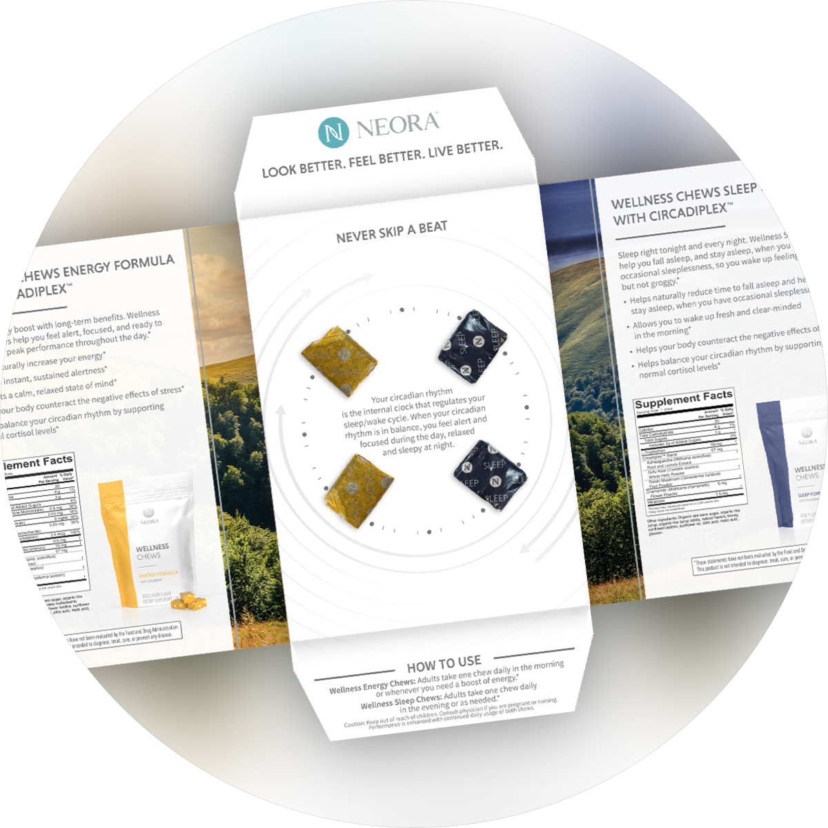 Neora Wellness Chews Neora Sample US