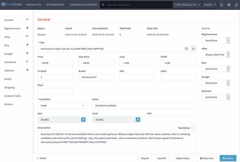 E-Commerce Product Information Manager