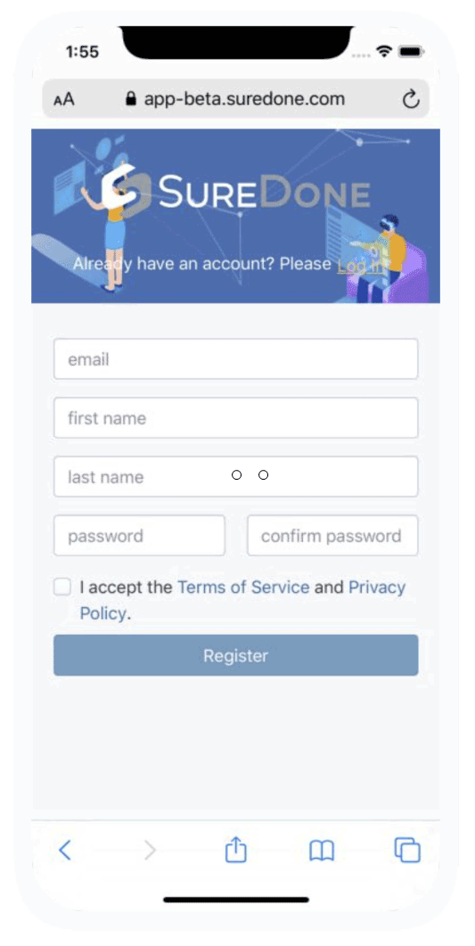 Quick Signup