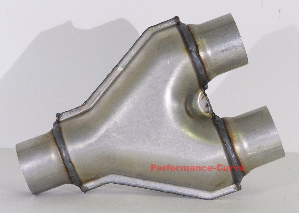 2" / 2" Y Pipe Universal Custom Exhaust Aluminized Y2001 eBay