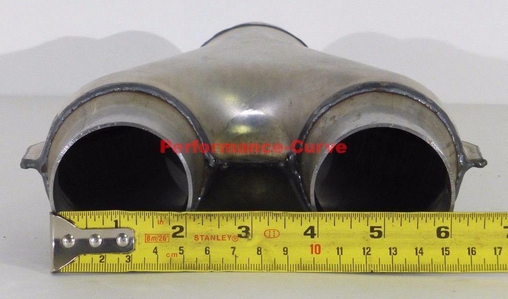 2" / 2" Y Pipe Universal Custom Exhaust Aluminized Y2001 eBay