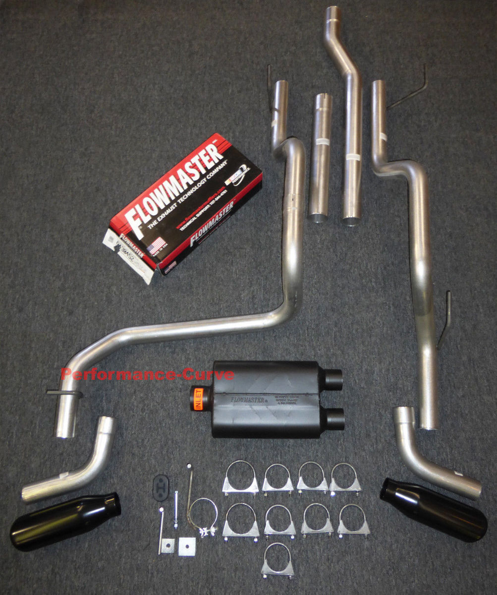 0312 Dodge Ram 2500 3500 Dual Exhaust Kit w/ Flowmaster Super 44