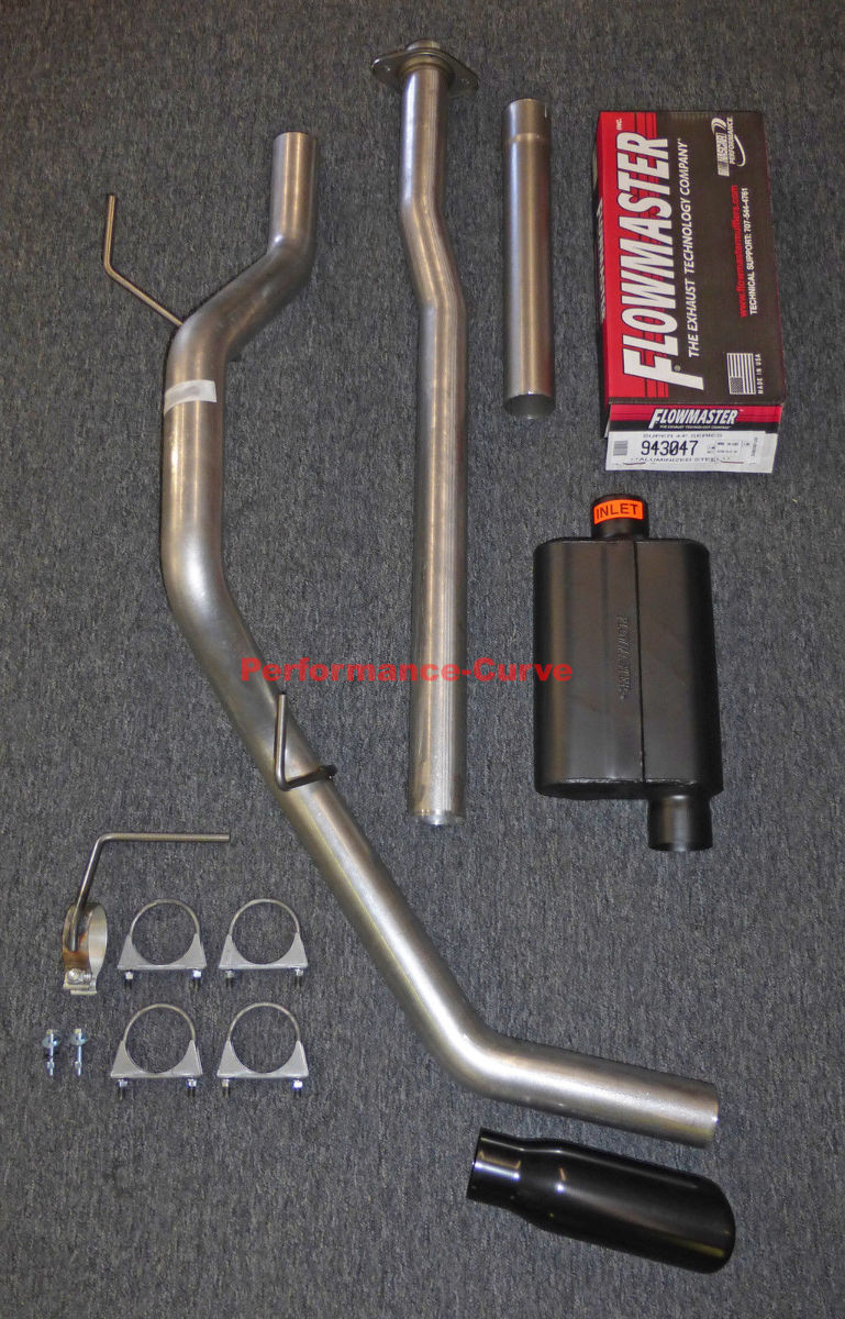 Fits 0914 Ford F150 Catback Exhaust Flowmaster Super 44 Muffler eBay
