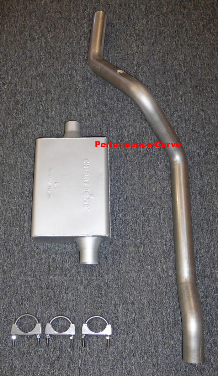 84 01 Jeep Cherokee Exhaust w/ Cherry Bomb Vortex Muffler eBay