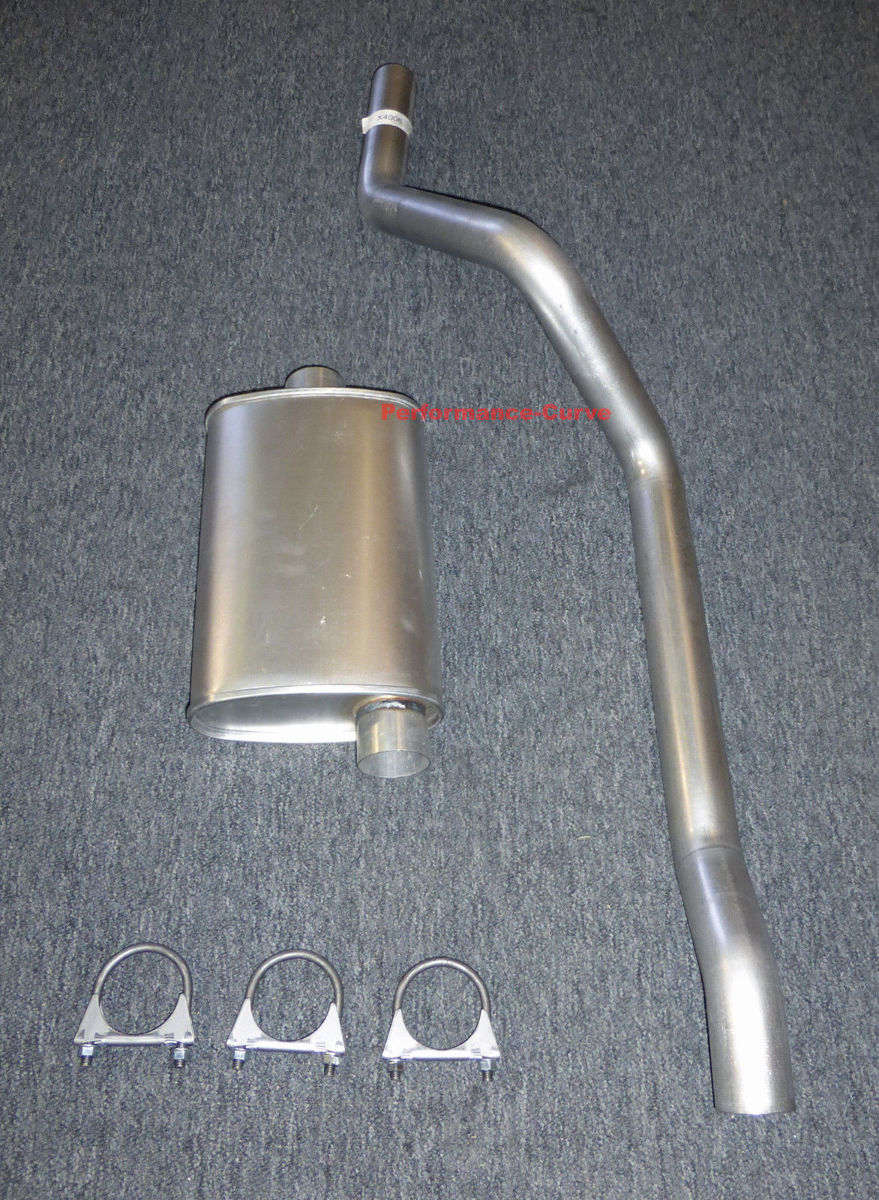 84 01 Jeep Cherokee Exhaust w/ Full Boar Turbo Muffler eBay