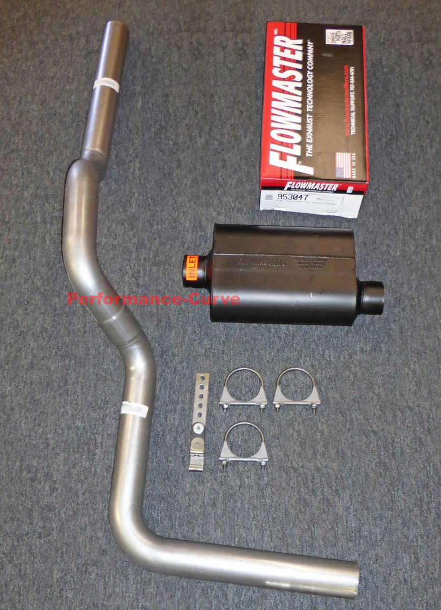 Fits 8806 GMC SIerra 1500 Mandrel Bent Exhaust w/ Flowmaster Super 40