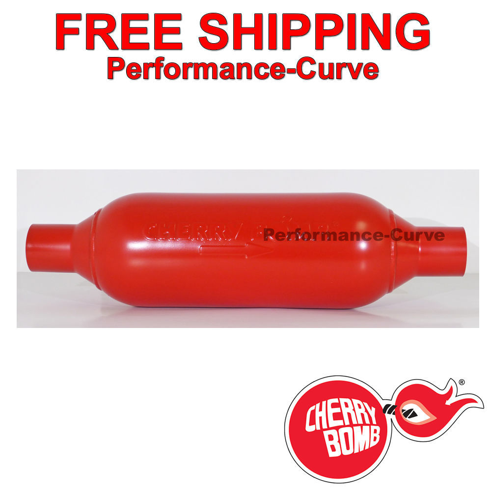 Cherry Bomb M80 Two Chamber Muffler 5" Round 2" In / Out M80200