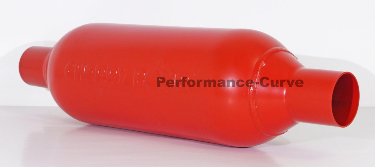 Cherry Bomb M80 Two Chamber Muffler 5" Round 2" In / Out M80200